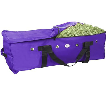 Majestic Ally 1200 D Nylon Fabric Large 44” x 20” x 16” and Extra Large 52" x 27" x21" Heavy-Duty Hay Bale Storage Bag (Purple, X-Large) - color: Purple, size: Extra Large