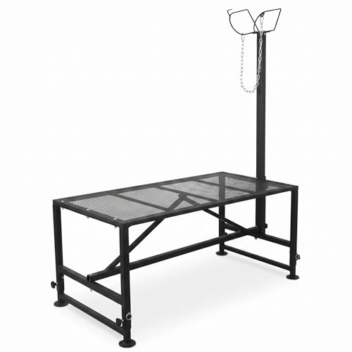Goat Sheep Stand Roadside Stand Goat Milking Stand Halter Farm Supplies Cows Supplies Farm Outdoor Cow Accessories 47x23in Tabletop 500 lbs