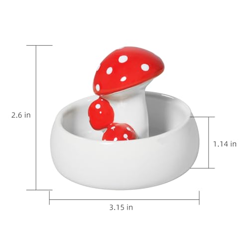 Niteangel Hamster Feeding & Water Bowls: Mushroom Ceramics & Chew-Resistant - size: Water Bottle