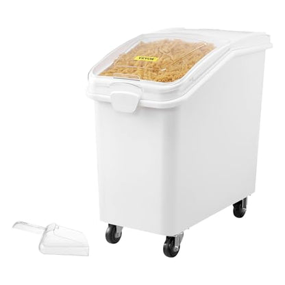 VEVOR 27 Gallon Food Storage Container, 500 Cup Commercial Ingredient Bin - size: 27 Gallon