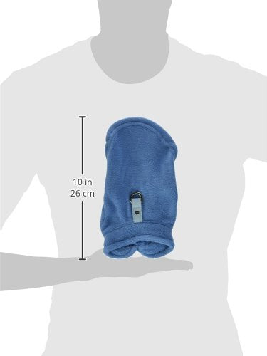 Gooby Fleece Vest Dog Sweater, Blue, X-Small - color: Blue, size: X-Small (Around 4-lb)