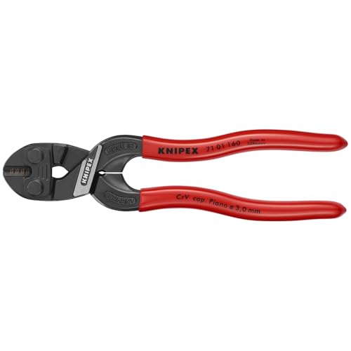 KNIPEX Tools - CoBolt S, Compact Bolt Cutter (7101160), 6-Inch - size: 6 1/4-inch