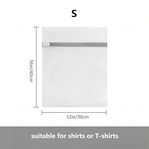 3Pcs Mesh Laundry Bags with Sturdy Zipper,washing Bags for Washing Delicates,Protect Clothes in Washing Machine for Home, College & Dorm(3 Small) - size: Small