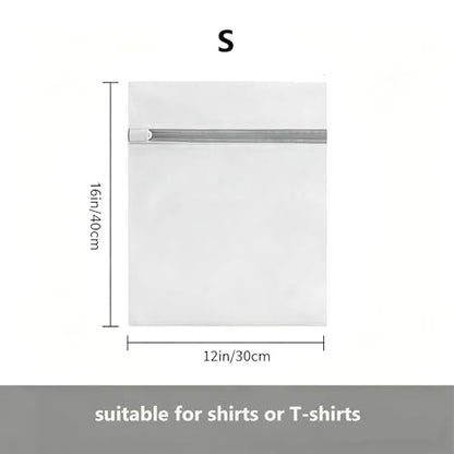 3Pcs Mesh Laundry Bags with Sturdy Zipper,washing Bags for Washing Delicates,Protect Clothes in Washing Machine for Home, College & Dorm(3 Small) - size: Small