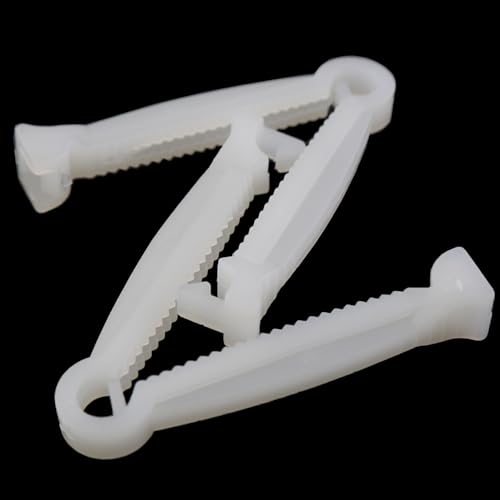 DGZZI 20PCS Height 49mm Plastic Veterinary Umbilical Cord Clamps Pet Delivery Tools Pig Equipment Suitable for Small Animals