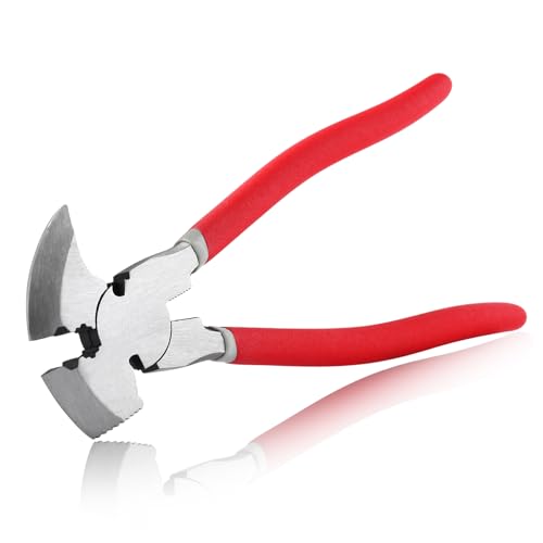 SPEEDWOX Multi Tool 9.5-Inch Fencing Pliers With Hammer Fence Cutter Nail Puller Wire Cutting Hammer Head Pliers - style: 9.5" Fence Pliers
