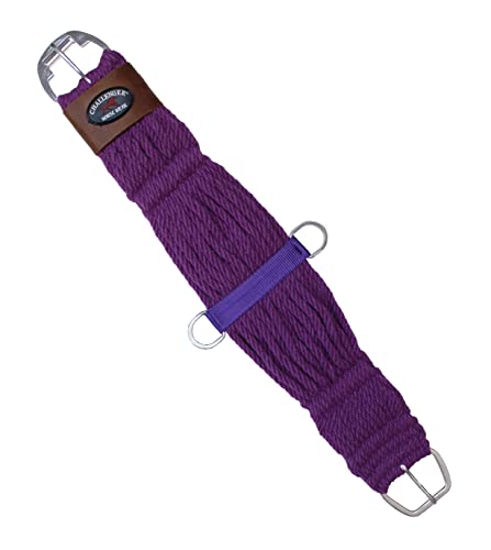 Western 27 Strand Double Weave Purple Mohair Roper Cinch 97RT07PP - size: 26"