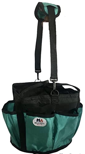 Majestic Ally horse Grooming Organizer Tote Bag - color: Turquoise