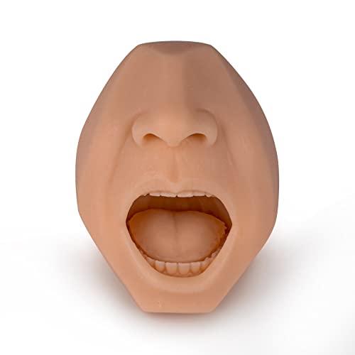 Nasal Swab Training Model, Throat and Oral Swab Collection Simulator - color: brown