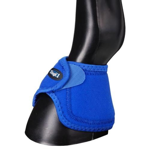 Tough1 No Turn Bell Boots - color: Royal Blue, size: Small