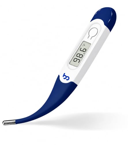 femometer Oral Thermometer for Adults and Kids, Flexible Tip