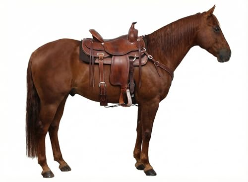 Horse Western 5" Barrel Racer Engraved Aluminum Angled Show Stirrups 51140 - color: Bronze