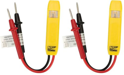 NSi Industries TES-111 Twin Probe Voltage Tester, 80-250 VAC,Neon (Pack of 2) - size: 43.75 cubic inches (Pack of 2)