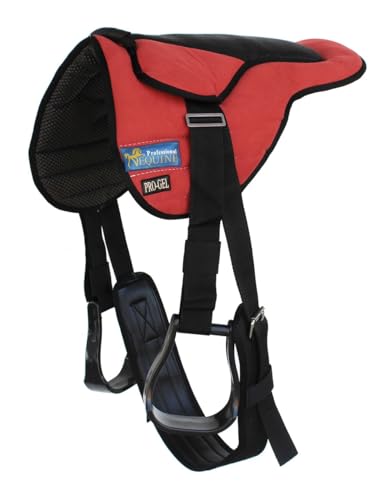 Horse Western Lightweight Neoprene Padded Bareback Saddle Pad 39186 - color: Red, size: Pad: 24" L x 36" W