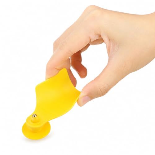 Okllen Set of 100 Blank Cattle Ear Tags, Large Livestock Ear Tag