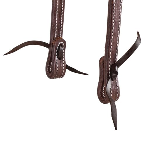 Billy Royal Oiled Hermann Oak Leather Browband Headstall | Supreme Horse Equine Gear Handcrafted | Size Large Horse