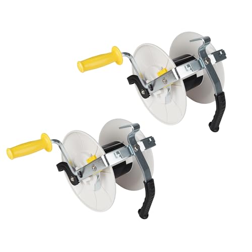 3:1 Geared Electric Fencing Reel, Electric Fence Wire Reel 2Pack - size: 0 feet x 2 standard reel