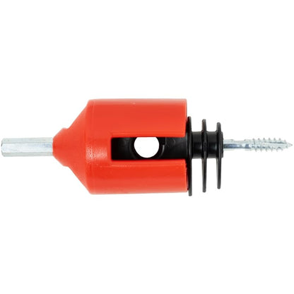 Premier 1 TuffRing™ Screw-in Insulator for Wood Posts – Low-Tension, White - style: Box of 65 - White