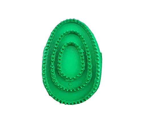 Grewal Equestrian Palm Fit Curry Comb (Dark Green) - color: Dark Green