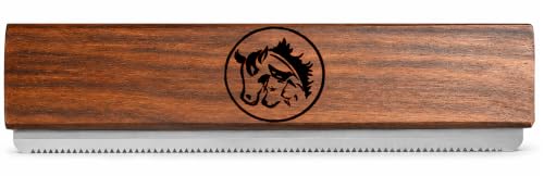 I.N 8-Inch Desheding Brush for Dog & Horses Remove loose Hair & Undercoat Deshedding Tools for Large Dogs, Horses, Ponies,& Cows Pet Grooming Brush - size: 8 Inch