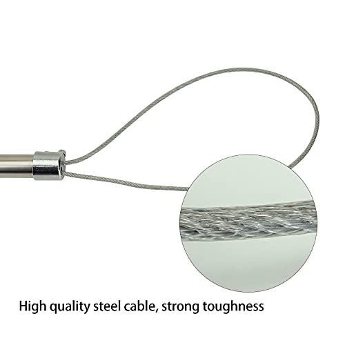 nomal Heavy Duty Hog Catcher Snare Stainless Steel Pig Holder Pig Swine Catcher Pole Animal Catch Pole Catcher Tool