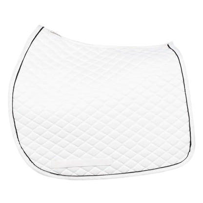 TuffRider Basic Dressage Saddle Pad - color: WT/WT/BLK
