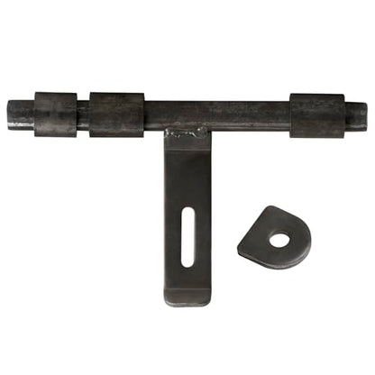 2 Pack 12" Weld On Slide Gate Bolt, Weldable Metal Door Barrel Latch | Heavy Duty