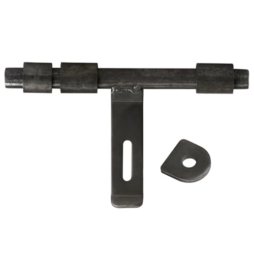 2 Pack 12" Weld On Slide Gate Bolt, Weldable Metal Door Barrel Latch | Heavy Duty