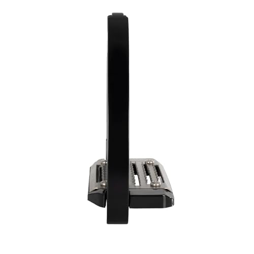 Acavallo Alupro Junior Stirrups, One Size, Black, Set of 2 - color: Black