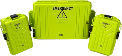 MTM Emergency Box Storage Case for Emergency Kits, First Aid, Survival Gear, Tools & Home Supplies, Emergency Essentials, Water Resistant O-Ring, Lockable & Durable, Made in USA - style: EB2