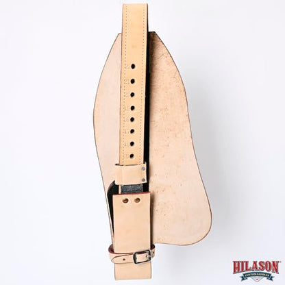 HILASON Leather Saddle Replacement Fender Pair with Hobble Straps, Genuine Skirting Leather Stirrup Leathers, 2 Inch Wide - color: Tan