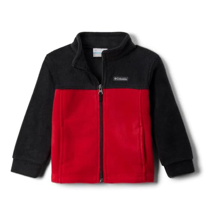 Columbia Youth Steens Mountain II Fleece Jacket - color: Mountain Red/Black, size: 3-6 Months
