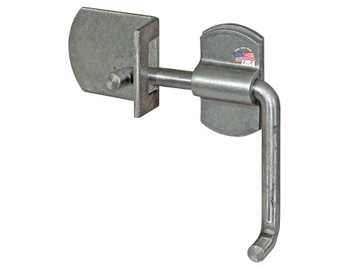 Buyers Products B2588W Weld On Finish Straight Side Security Latch Set – 4 Piece Bolt-On or Weld-On Door Kit for Stake Bodies, Trailers, Gates, Fences – Heavy-Duty Gate Latch, Easy Installation