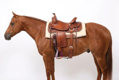 CHALLENGER Western Show Horse Saddle Stirrups Aluminum Leather Tread Cross Engraved 5145v - color: Pink with genuine Leather Tread