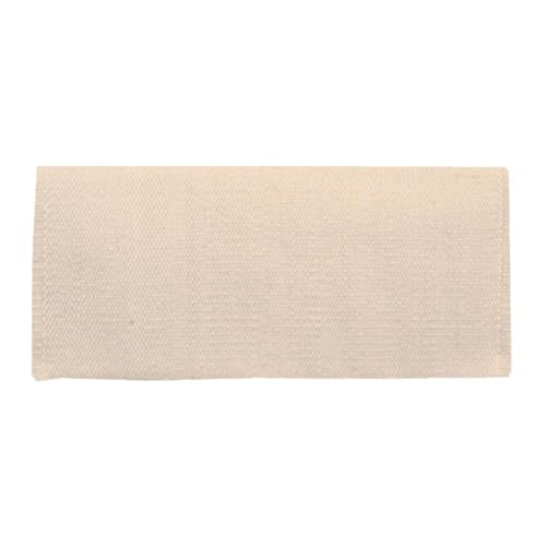 Mayatex San Juan Solid Saddle Blanket - color: Cream, size: 36 x 34-Inch