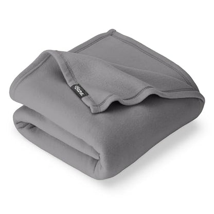Bare Home Polar Fleece Blanket (King, Grey) - color: 05 - Grey, size: King