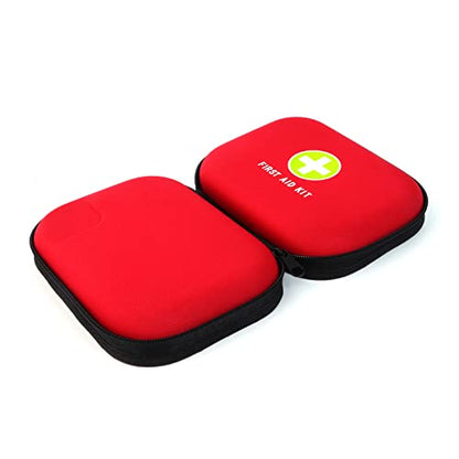 First Aid Hard Case Empty, First Aid Hard Case First Aid EVA Hard Red Medical Bag for Home Health First Emergency Responder Camping Outdoors (Red) - color: Red