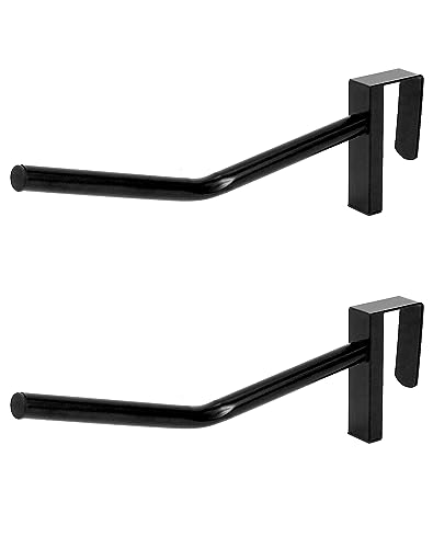 QWORK Saddle Rack, 2 Pack Removable Saddle Rack, Hangs on Stall Walls or Doors, for Western and English Tack Storage