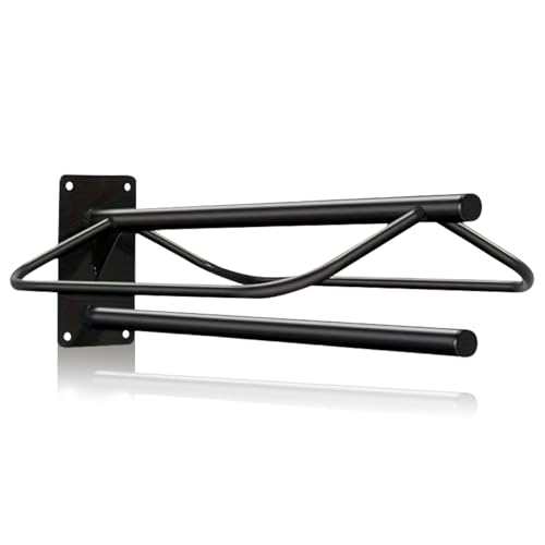 23.8"(L) x12.6(W) x7.5(H) Saddle Rack with Pad Bar Heavy Duty Wall Mounted Saddle Rack Suitable for English and Western Saddles Horse Stall Barn Trailer Tack Room - style: One Bar-1PC