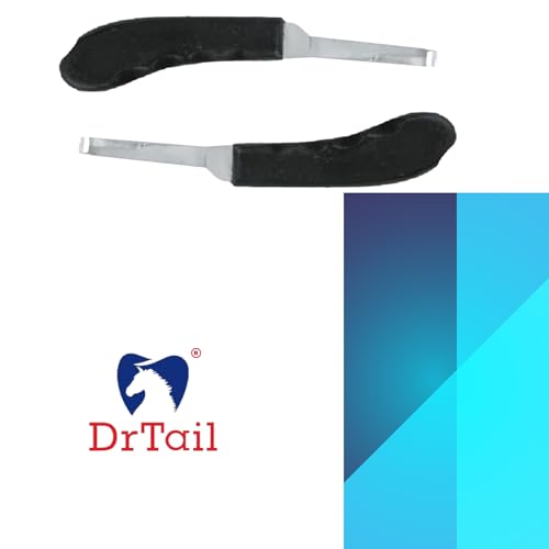 Regular Hoof Knife for Horses – Farrier Tool with Plastic Grip – Hoof Trimming Knife for Equine Care & Veterinary Use (Narrow-Blade) - style: Narrow-Blade - RH