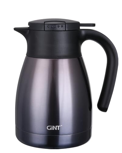 GiNT 1L / 34Oz Thermal Coffee Carafe, Insulated Stainless Steel Coffee Carafes for Keeping Hot/Double Walled Vacuum Thermal Carafe (Purple) - color: Purple, size: 34 Ounces