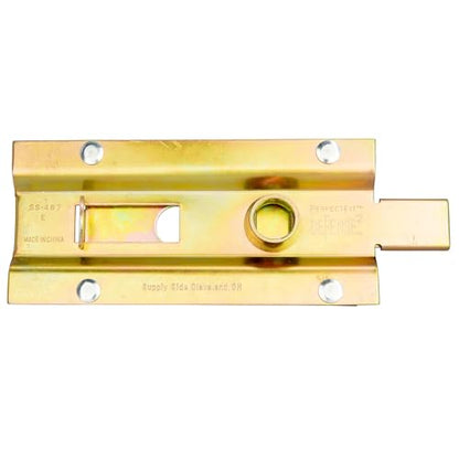 Zinc-Plated Roll Up Door Cylinder Latch Zinc Plated 7-7/8" x 3-5/8", with 4 Bolt mounting Hardware Included - size: SS-487