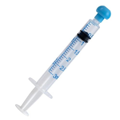 ONE-CARE Oral Syringe, 3 mL, Slip Tip, with Cap, 100 Count - size: 3ml