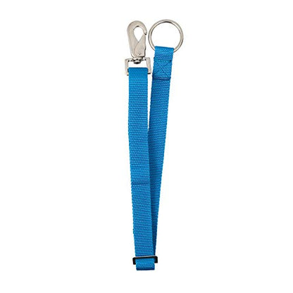 Derby Originals Heavy Duty Adjustable 30” Nylon Hanging Bucket Straps for Water and Feed Buckets - Available in 16 Colors and Patterns (Hurricane Blue) - color: Hurricane Blue