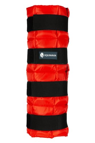 Equinavia Cool Relief Therapy Equine Ice Boots for Horses-Gel Cooling Wraps - color: Red