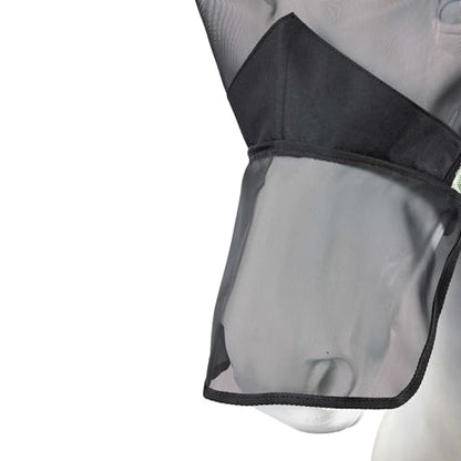 HORZE Cooling Long Nose Fly Mask - Celadon Green - XXS - color: Celadon Green, size: XXS