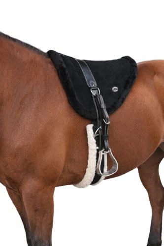 Horse Western Fleece Padded Bareback Saddle Pad w/Cinch Stirrups 39160