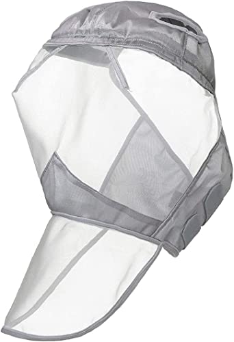 Harrison Howard CareMaster Horse Fly Mask Large Eye Space Full Face No Ears Moonlight Silver Small Pony - color: Moonlight Silver, size: Pony (Small)