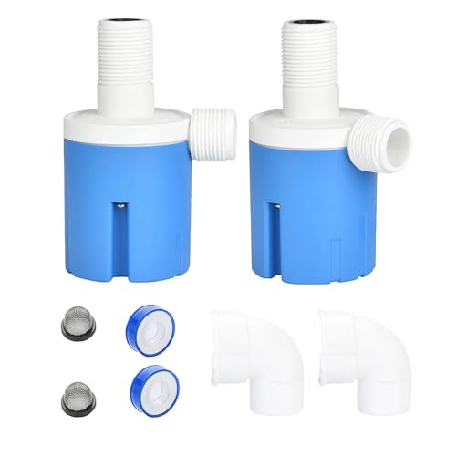 Automatic Float Valve for Water Tank - Auto Pot & Aquarium, 2PCS (3/4'' Top Inner) - style: 3/4'' Top Inner