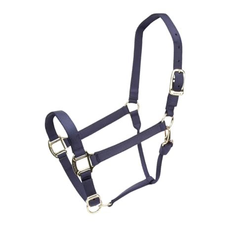 Shires ARMA Adjustable Nylon Halter - color: Navy, size: Cob